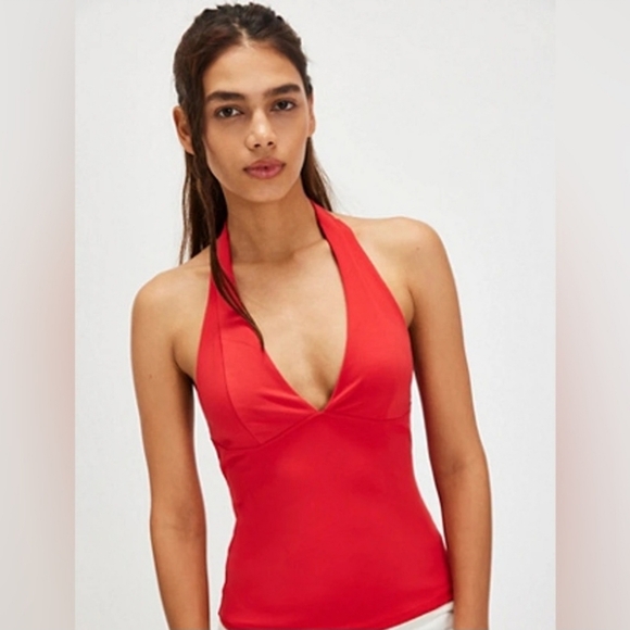 Free People Tops - NWT Intimately Free People Halter Top Red XS New